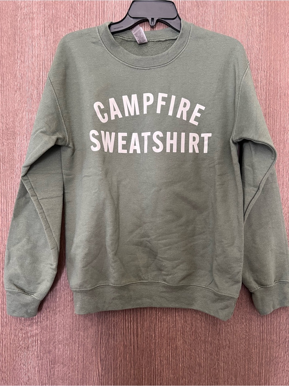 Gildan Olive Green 'Campfire Sweatshirt' Crewneck